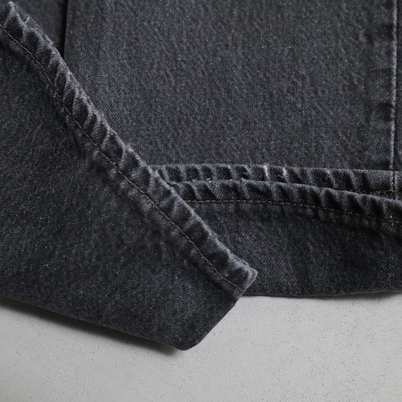LEVI'S 501-0658 BLACK DENIM PANTS (W34L32/GOOD CONDITION)