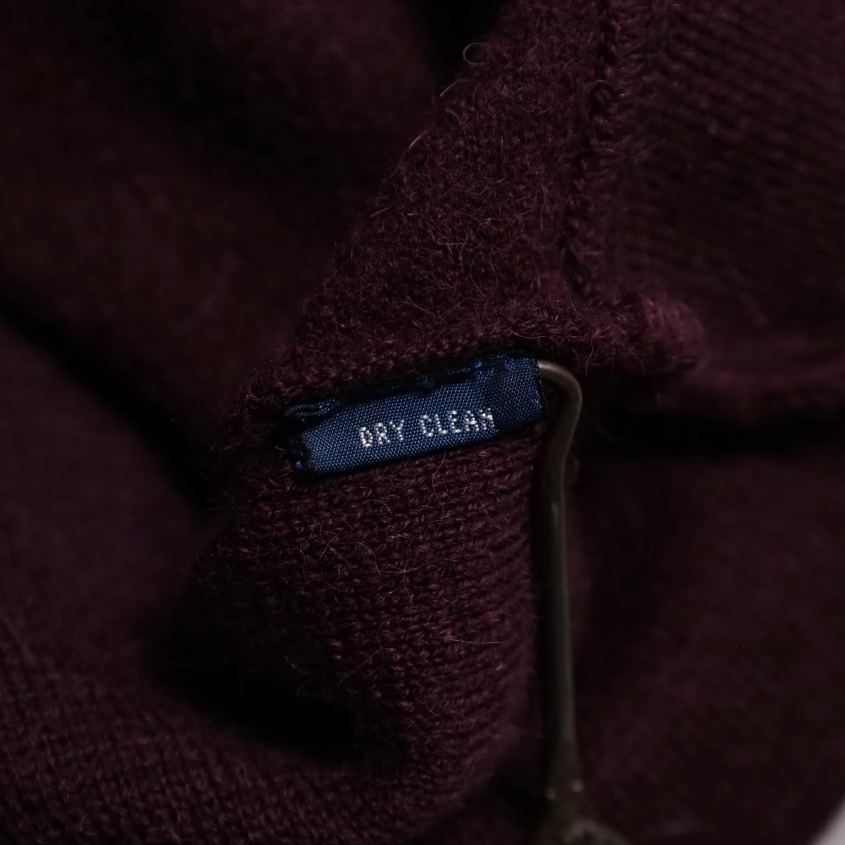 POLO BY RALPH LAUREN WOOL×ALPACA TWO-TONE SWEATER (GOOD DETAIL/LARGE/GOOD CONDITION)