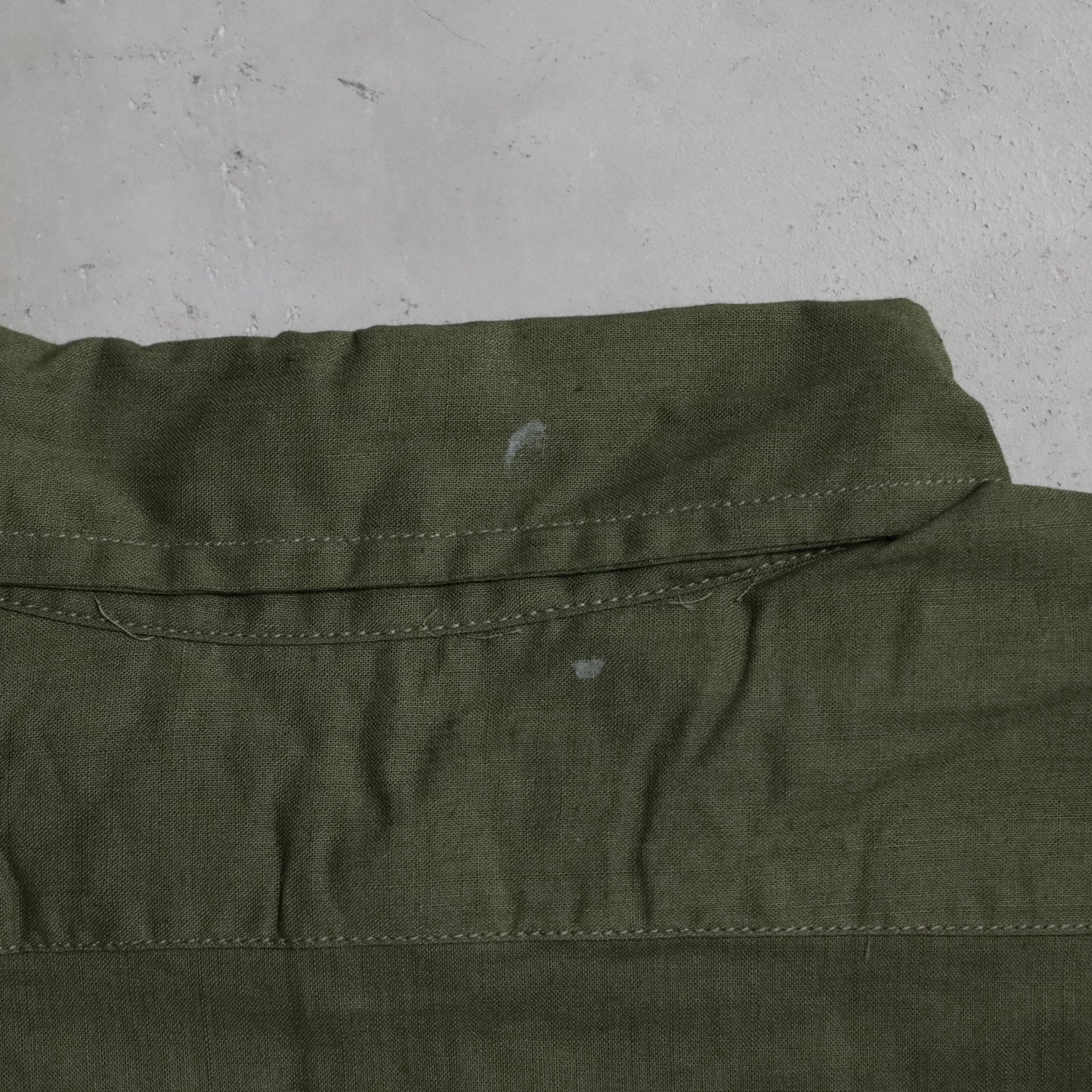 DEAD STOCK U.S.NAVY COTTON POPLIN UTILITY SHIRT (SIZE 15)