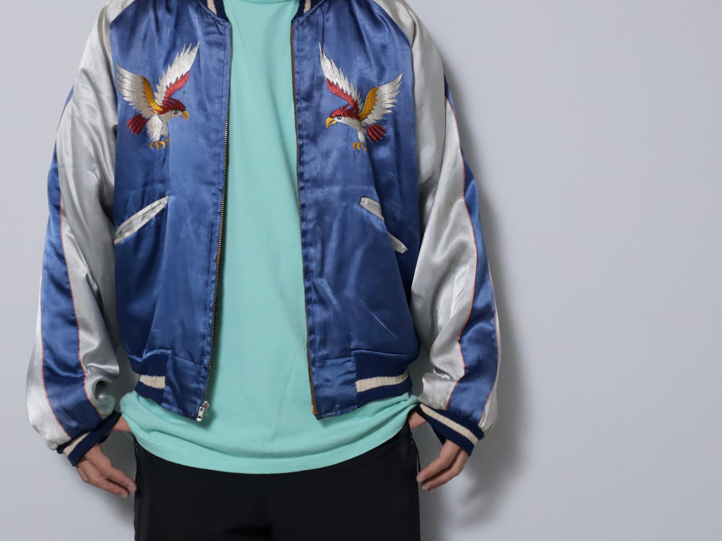 JAPAN SOUVENIR JACKET (SUPER BIG SIZE/GOOD USED CONDITION)