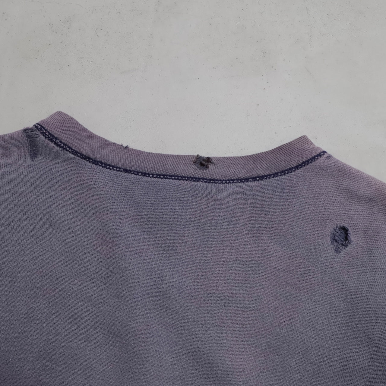 DUXBAK S/V 2-TONE SWEAT SHIRT (SUPER FADE/BIG SIZE/GOOD CONDITION)