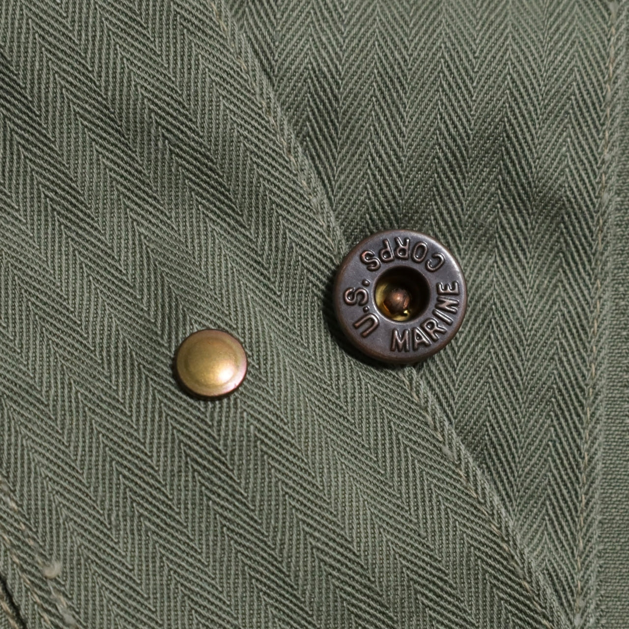 WWII USMC P-44 HBT UTILITY JACKET (TWO-TONE/VERY GOOD CONDITION)