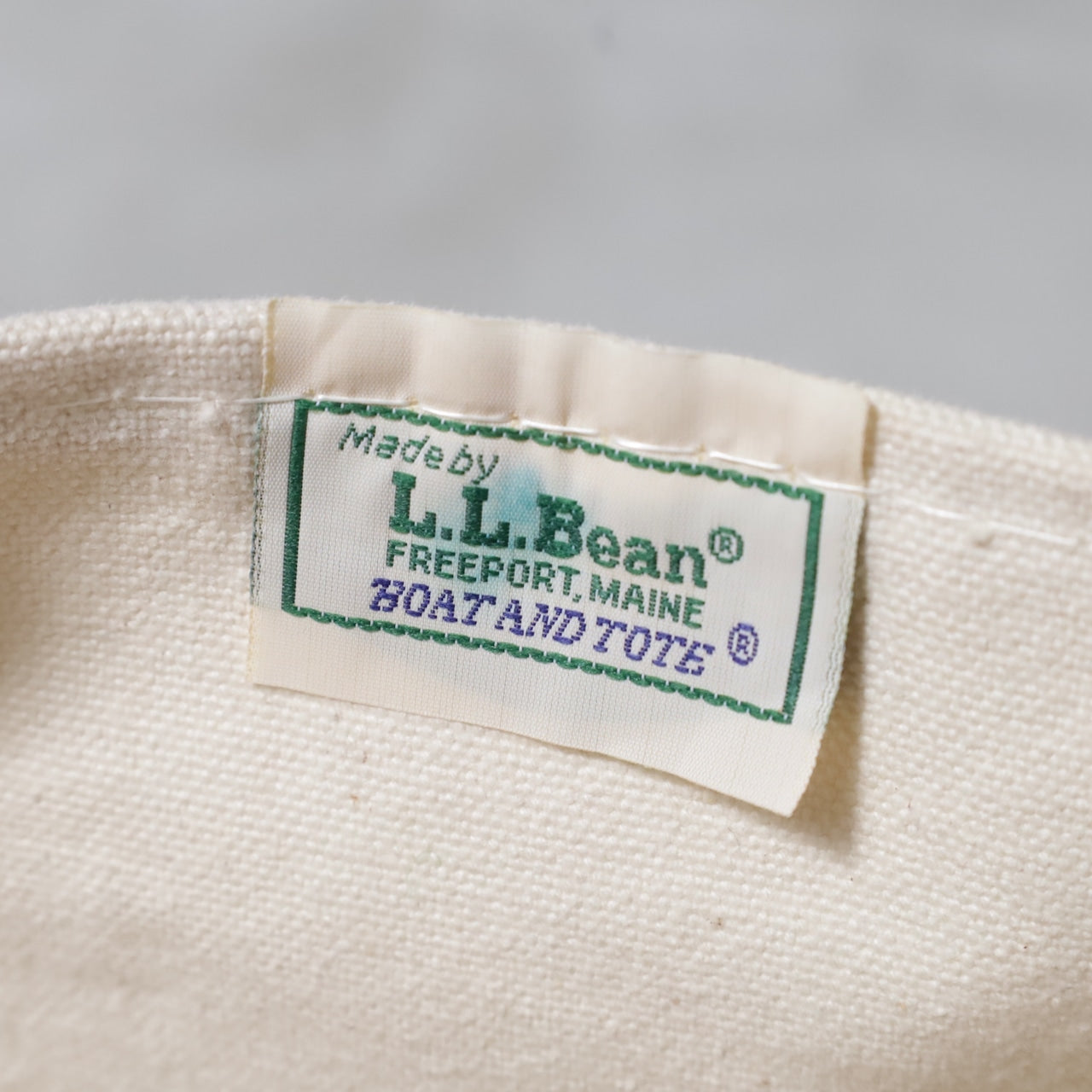 L.L.BEAN BOAT AND TOTE (LARGE/VERY GOOD CONDITION)