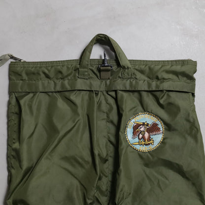 U.S.MILITARY HELMET BAG (WITH PATCH&STENCIL/GOOD CONDITION)