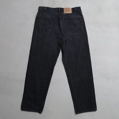 LEVI’S 550 BLACK DENIM PANTS (W36L30/GOOD CONDITION)