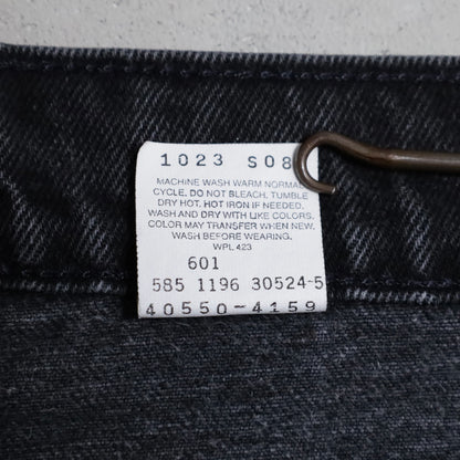 LEVI’S 550 BLACK DENIM PANTS (W36L30/GOOD CONDITION)