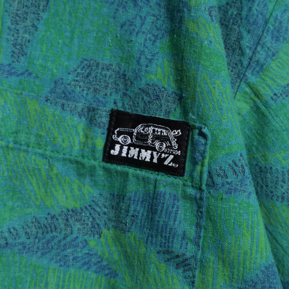 JIMMY'S ALL-OVER PATTERN S/S SHIRT (XLARGE/GOOD CONDITION)