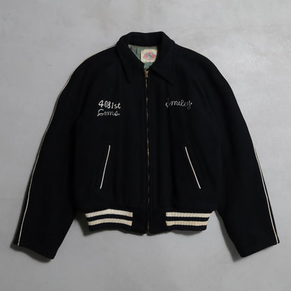 U.S.AIR FORCE STRATEGIC AIR COMMAND BLACK WOOL JACKET (EMPIRE BODY/GOOD CONDITION)