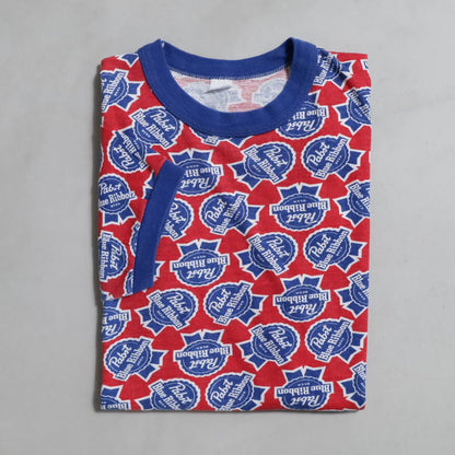 PABST BLUE RIBBON RINGER T-SHIRT (GOOD CONDITIUON)