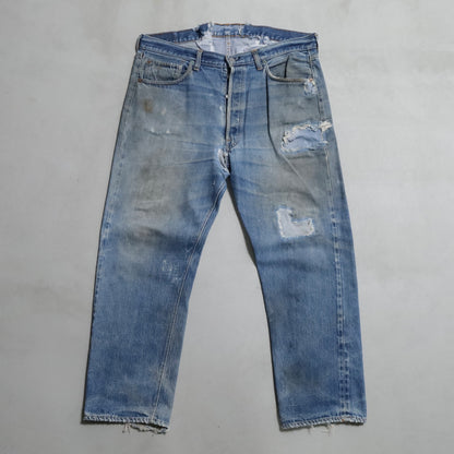 LEVI’S 501 66SS DENIM PANTS (W38L30/GOOD DAMAGE&REPAIR)