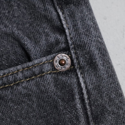 LEVI'S 501-0658 BLACK DENIM PANTS (W34L32/GOOD CONDITION)