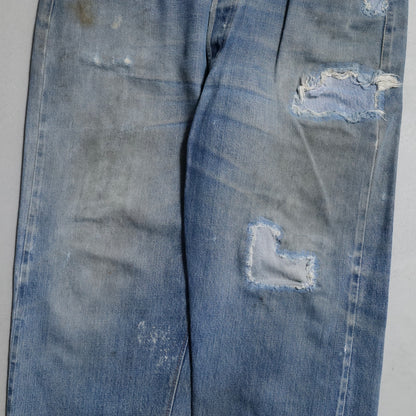 LEVI’S 501 66SS DENIM PANTS (W38L30/GOOD DAMAGE&REPAIR)