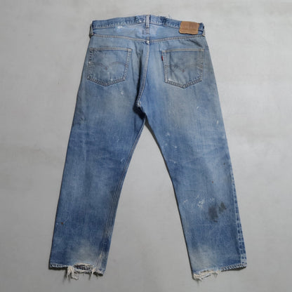 LEVI’S 501 66SS DENIM PANTS (W38L30/GOOD DAMAGE&REPAIR)