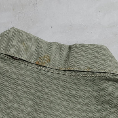 WWII USMC P-44 HBT UTILITY JACKET (TWO-TONE/VERY GOOD CONDITION)