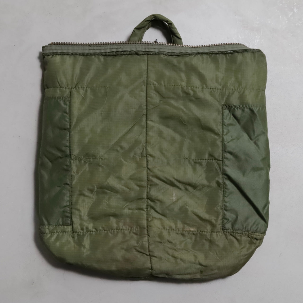 U.S.MILITARY HELMET BAG (WITH PATCH&STENCIL/GOOD CONDITION)