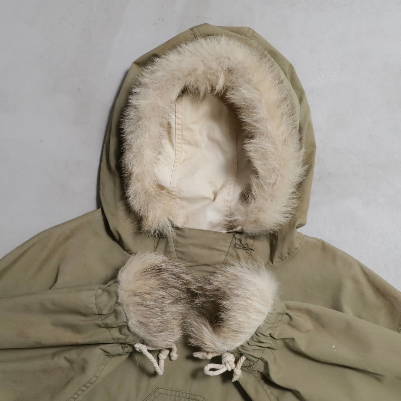 WWII U.S.ARMY MOUNTAIN TROOPS SMOCK REVERSIBLE PARKA (GOOD CONDITION)