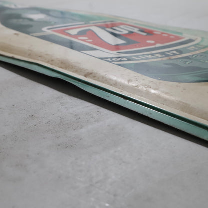 7UP BOTTLE LOGO ADVERTISING SIGN (GOOD CONDITION)