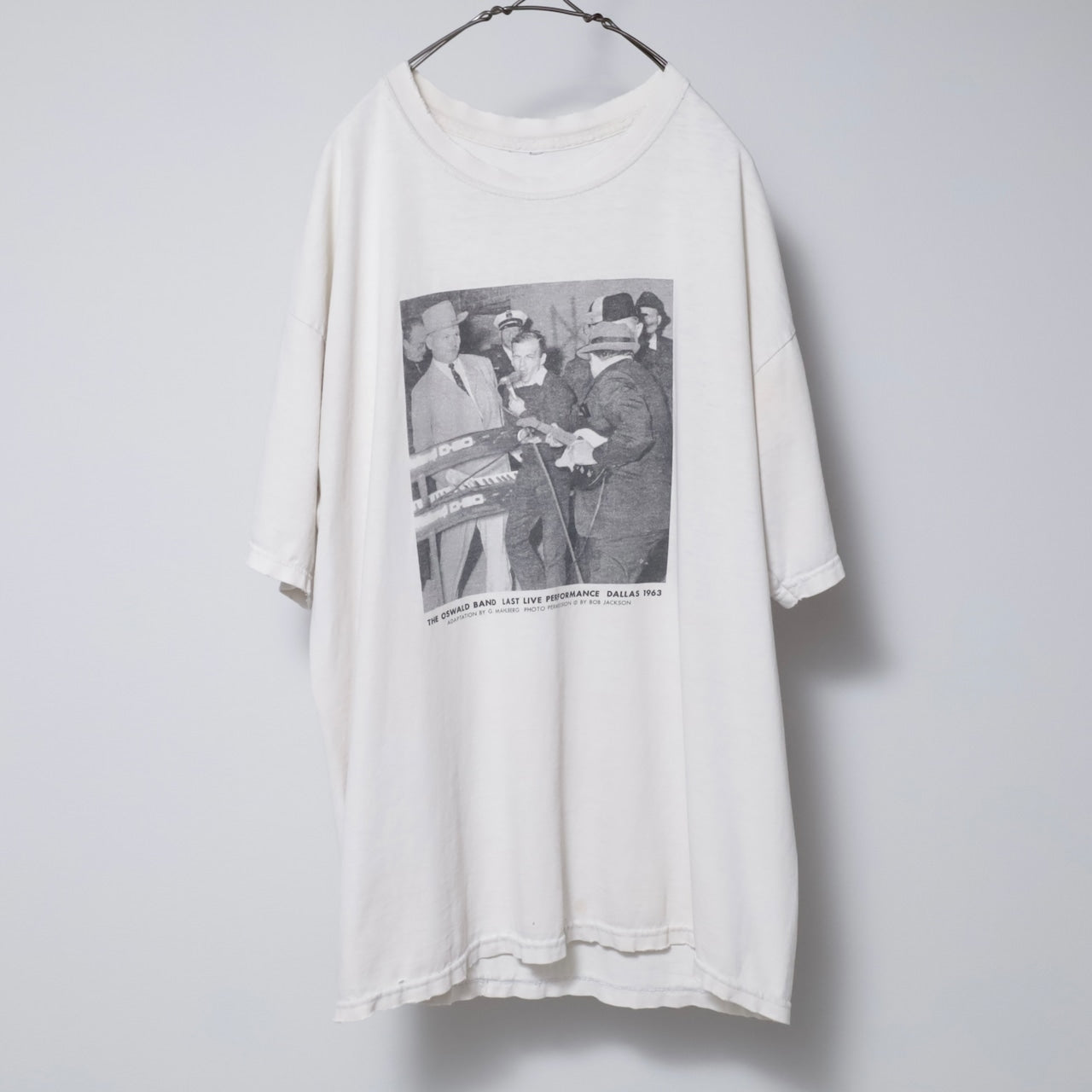 THE LEE HARVEY OSWALD BAND MUSIC T-SHIRT (GOOD USED CONDITION)