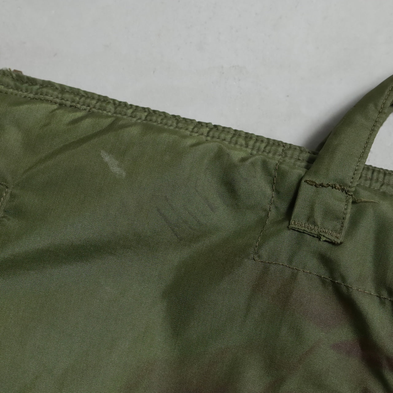 U.S.MILITARY HELMET BAG (WITH PATCH&STENCIL/GOOD CONDITION)