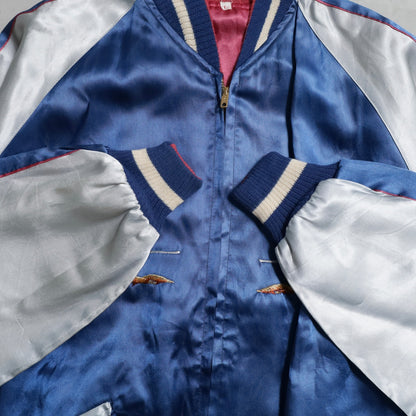 DEAD STOCK ENIWETOK ATOLL SOUVENIR JACKET (1950's/LARGE)