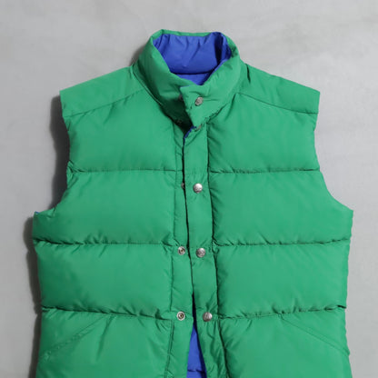 GERRY REVERSIBLE DOWN VEST (MEDIUM/GOOD CONDITION)