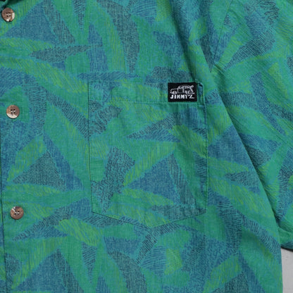 JIMMY'S ALL-OVER PATTERN S/S SHIRT (XLARGE/GOOD CONDITION)