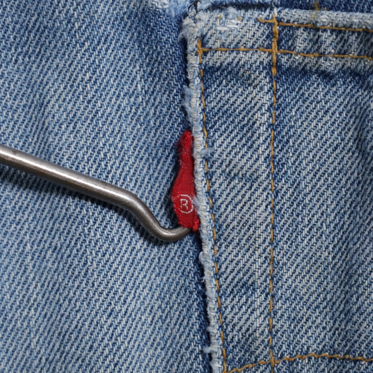 LEVI’S 501 66SS DENIM PANTS (W38L30/GOOD DAMAGE&REPAIR)
