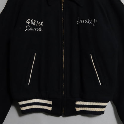U.S.AIR FORCE STRATEGIC AIR COMMAND BLACK WOOL JACKET (EMPIRE BODY/GOOD CONDITION)