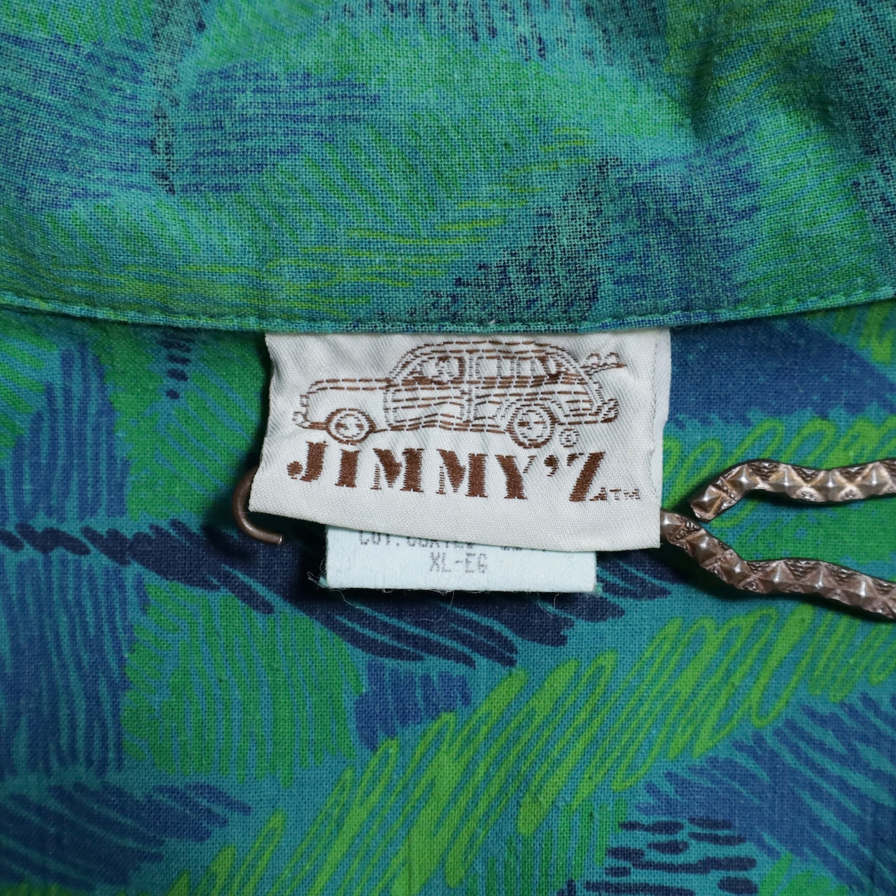 JIMMY'S ALL-OVER PATTERN S/S SHIRT (XLARGE/GOOD CONDITION)