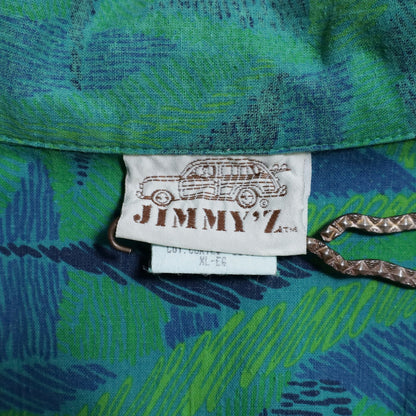 JIMMY'S ALL-OVER PATTERN S/S SHIRT (XLARGE/GOOD CONDITION)