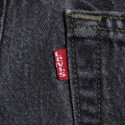 LEVI'S 501-0658 BLACK DENIM PANTS (W34L32/GOOD CONDITION)