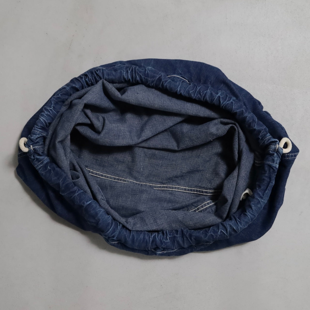 AROUNDWWII U.S.MILITARY DENIM BARRACK BAG WITH STENCIL (GOOD CONDITION)