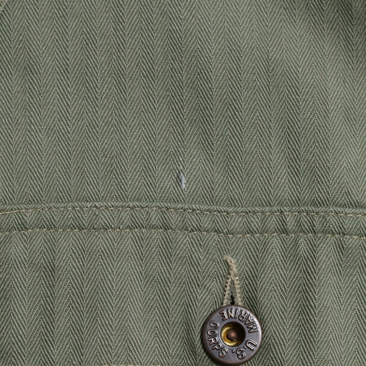 WWII USMC P-44 HBT UTILITY JACKET (TWO-TONE/VERY GOOD CONDITION)