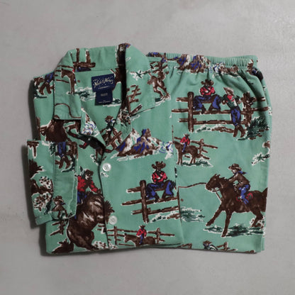 NICK&NORA WESTERN PATTERN PAJAMAS (XLARGE/VERY GOOD CONDITION)