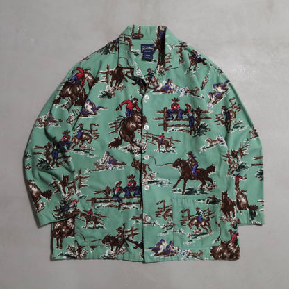NICK&NORA WESTERN PATTERN PAJAMAS (XLARGE/VERY GOOD CONDITION)