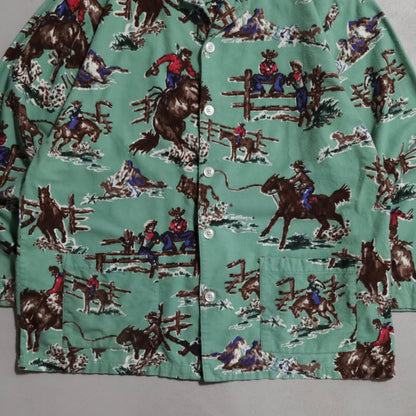 NICK&NORA WESTERN PATTERN PAJAMAS (XLARGE/VERY GOOD CONDITION)