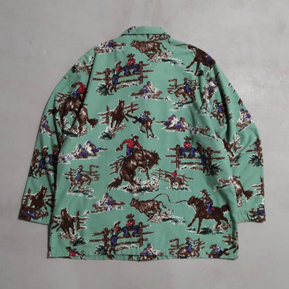 NICK&NORA WESTERN PATTERN PAJAMAS (XLARGE/VERY GOOD CONDITION)
