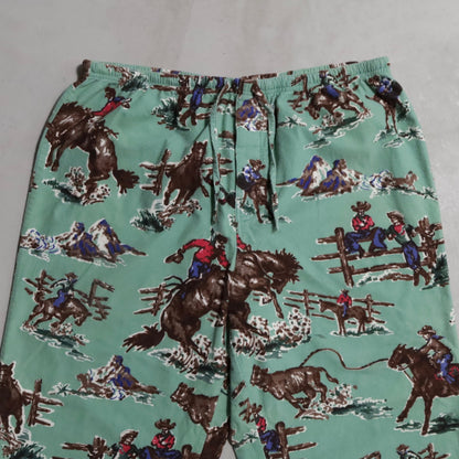 NICK&NORA WESTERN PATTERN PAJAMAS (XLARGE/VERY GOOD CONDITION)