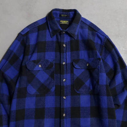 OSHKOSH PLAID HEAVY FLANNEL SHIRT (LARGE/GOOD CONDITION)