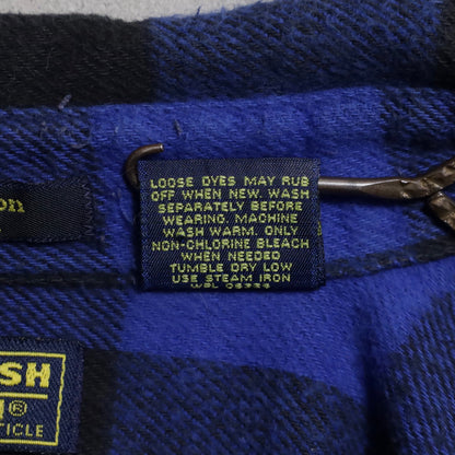 OSHKOSH PLAID HEAVY FLANNEL SHIRT (LARGE/GOOD CONDITION)