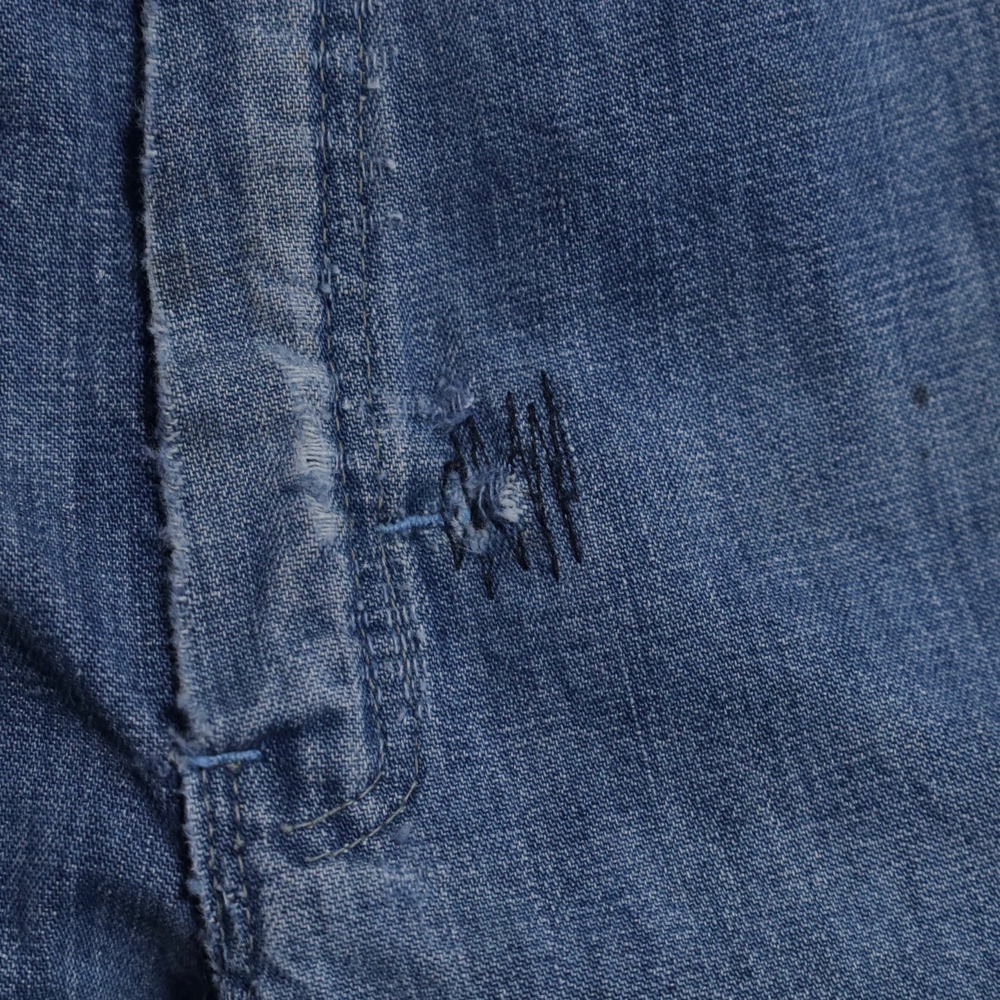 HERCULES DENIM PAINTER PANTS (GOOD USED CONDITION)