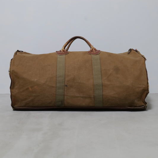 L.L.BEAN BROWN DUFFLE BAG (GOOD USED CONDITION)