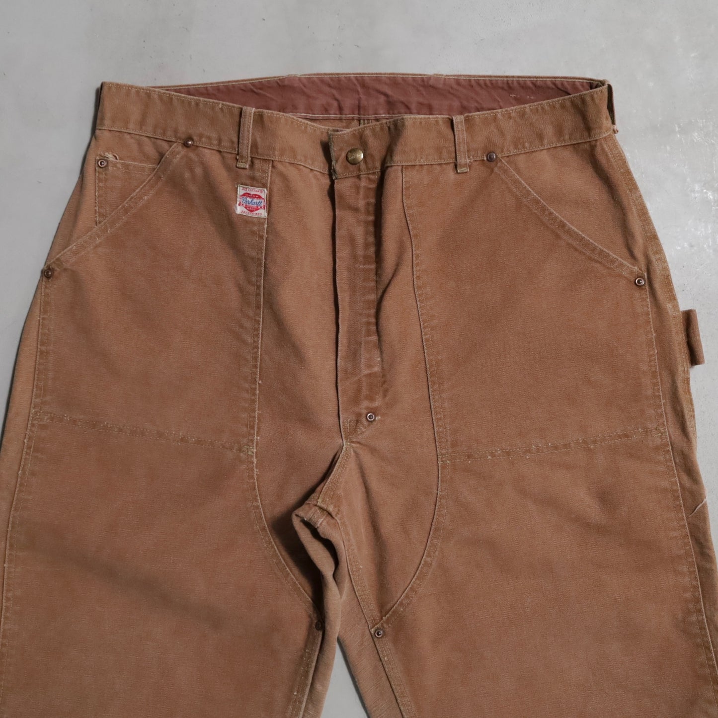 CARHARTT DOUBLE KNEE BROWN DUCK PAINTER PANTS (SPECIAL/GOOD CONDITION)