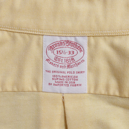 BROOKS BROTHERS OXFORD B.D. SHIRT (15 1/2-33/GOOD CONDITION)