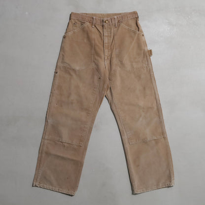 CARHARTT DOUBLE KNEE BROWN DUCK PAINTER PANTS (GOOD CONDITION)
