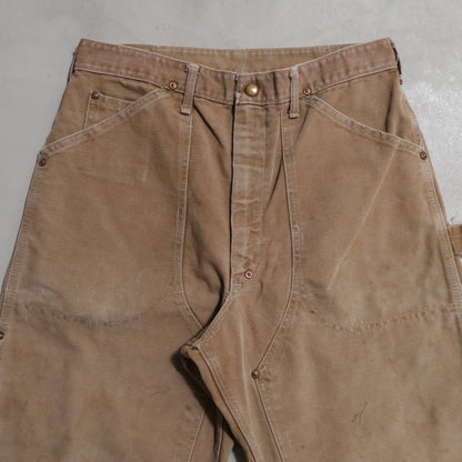 CARHARTT DOUBLE KNEE BROWN DUCK PAINTER PANTS (GOOD CONDITION)