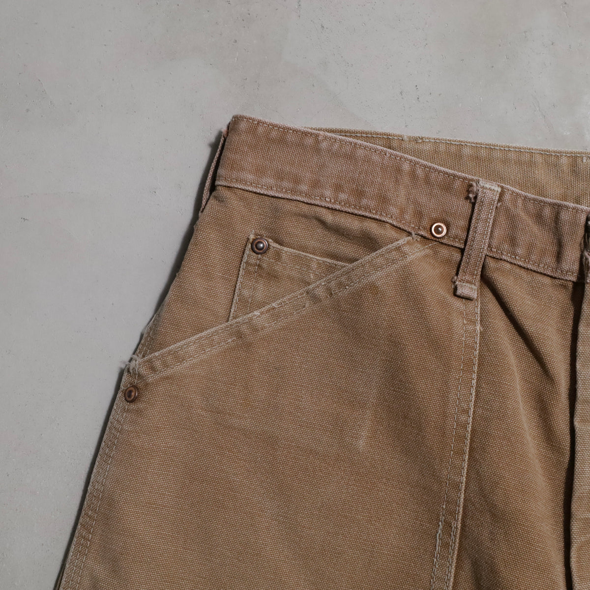 CARHARTT DOUBLE KNEE BROWN DUCK PAINTER PANTS (GOOD CONDITION)