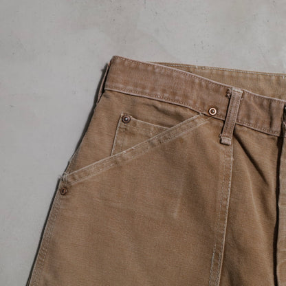 CARHARTT DOUBLE KNEE BROWN DUCK PAINTER PANTS (GOOD CONDITION)