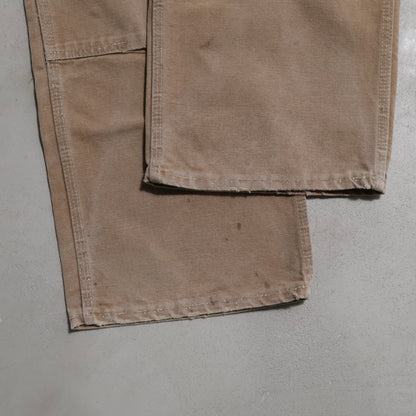 CARHARTT DOUBLE KNEE BROWN DUCK PAINTER PANTS (GOOD CONDITION)