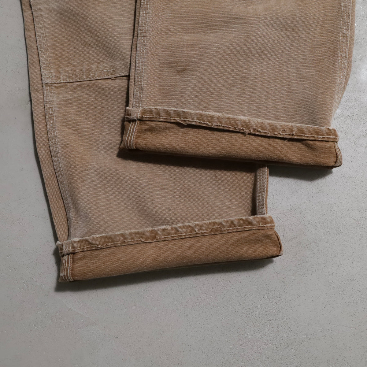 CARHARTT DOUBLE KNEE BROWN DUCK PAINTER PANTS (GOOD CONDITION)